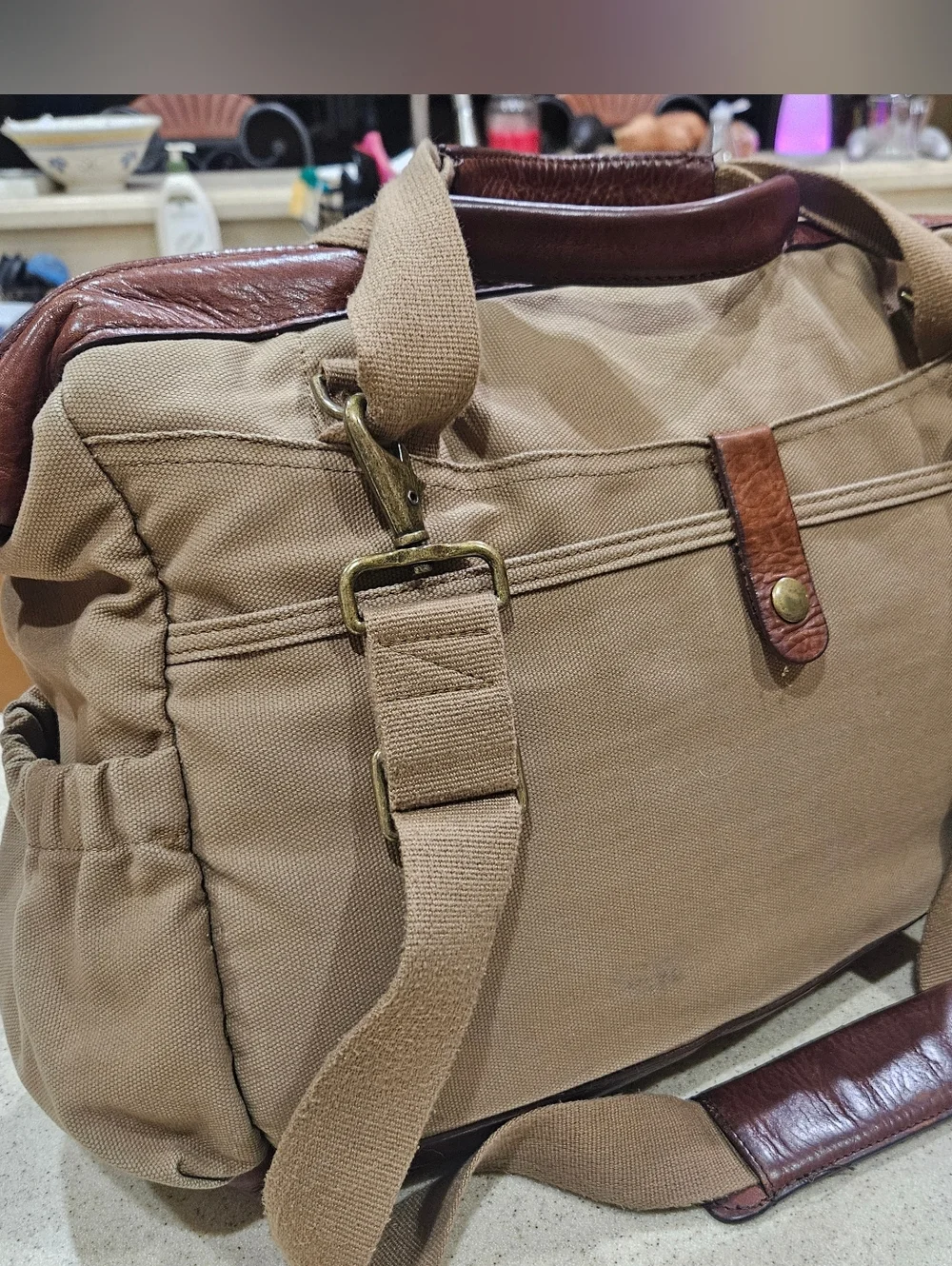 DULUTH DUFFLE BAG, Vintage Duluth Travel Bag, Carry On Bag
